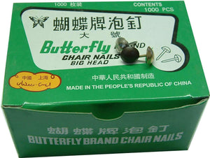 Chair Upholstery Nails 1000 Per Pack Brass