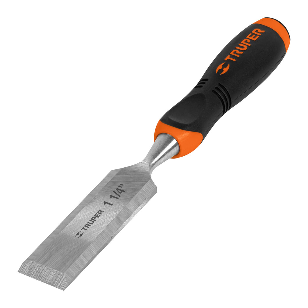 Wood Chisel with Rubber Grip In Hanger 32mm Truper
