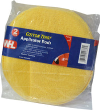 Load image into Gallery viewer, Cotton Terry Applicator Pads 150mm 2 Pack