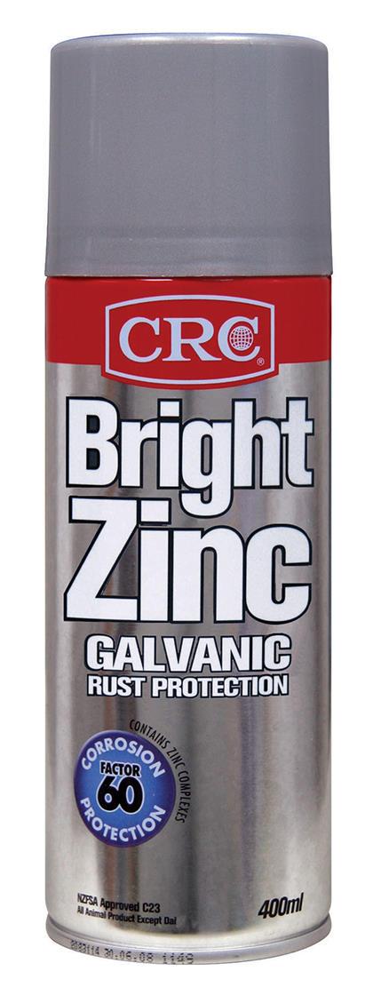 Bright Zinc Rust Protection - Aerosol 400ml CRC