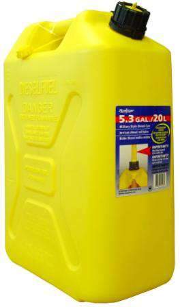 Diesel Container Plastic Yellow - Tall Type 20 Litre Sceptor