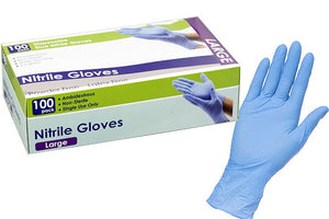Disposable Gloves Nitrile 100-Pack Large