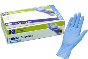 Disposable Gloves Nitrile 100-Pack Medium