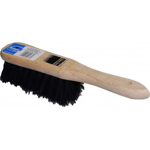 Bannister Brush Wood Handle Fibre Fill  Browns