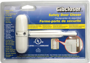 Original Gibcloser Door Closer White Gibcloser