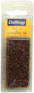 Gimp Pins 13mm - 75gm Blister Pack  Red Challenge