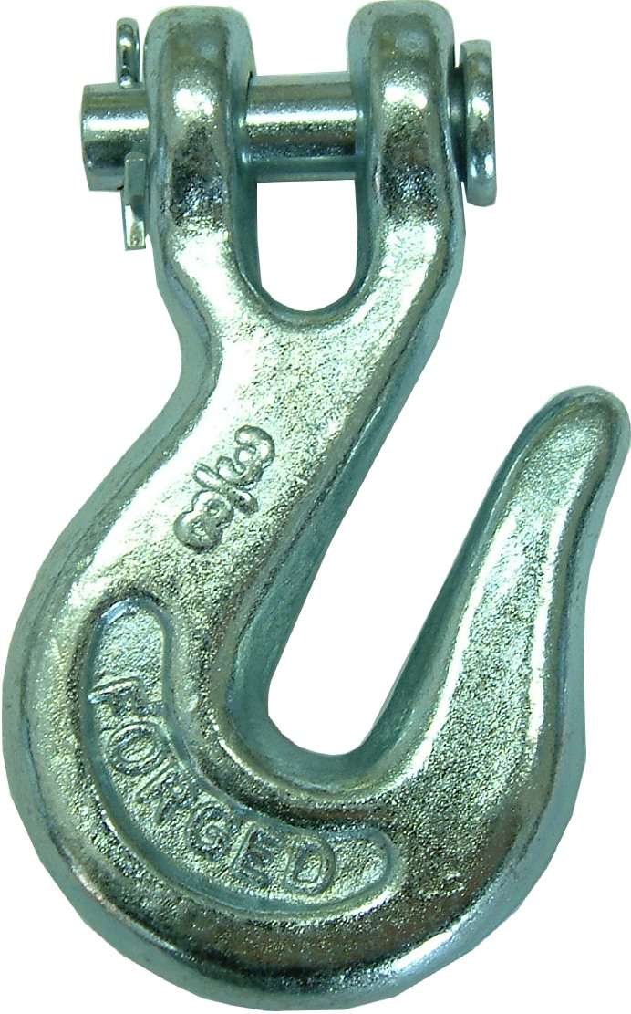 Chain Grab Hook Clevis Ptn With Pin #330 - Galvanised 8mm Xcel
