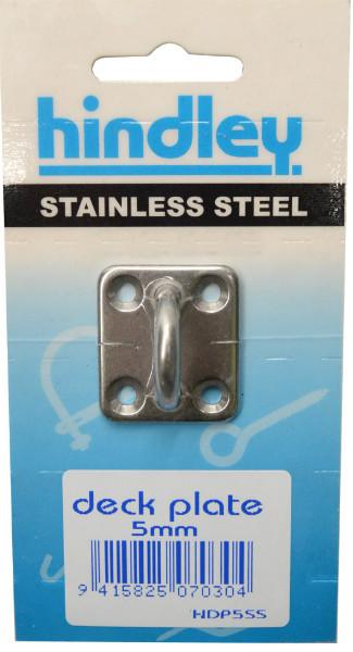 Deck Plate Stainless Steel 5mm Carded Hindley