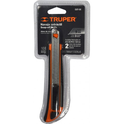 Utility Knife Steel Snap-Off Blades 9mm Truper