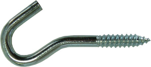 Screw Hook - Zinc Plated #324 4-7/8 x 3/8 inch Tagged Hindley