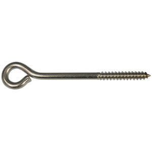 Screw Eye - Stainless Steel #1102SS 5 x 1/4 inch Hindley