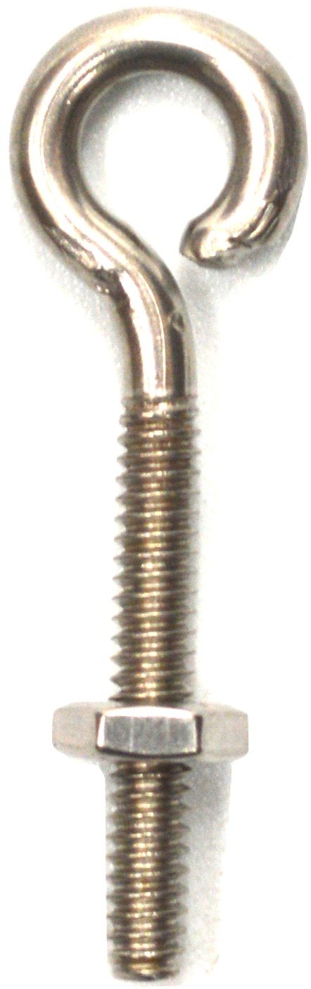 Eye Bolt & Nut - Stainless Steel #2SS 2 x 3/16 inch Hindley
