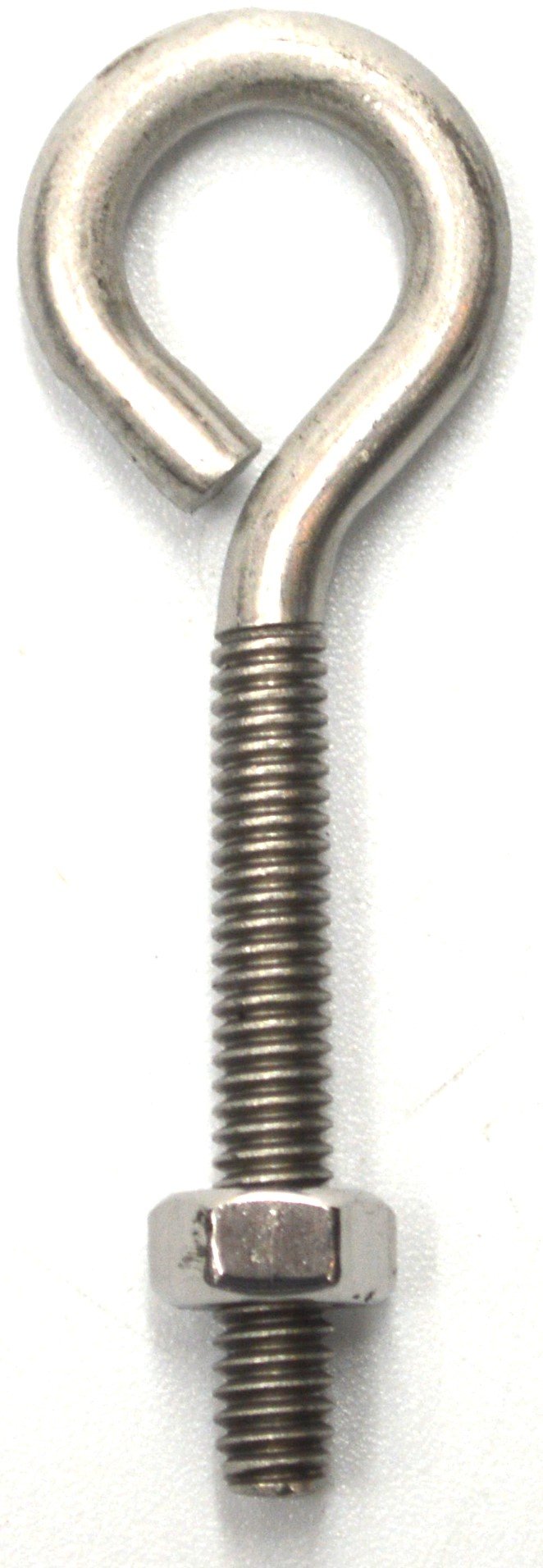 Eye Bolt & Nut - Stainless Steel #4S3SS 3 x 1/4 inch Hindley