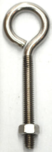 Eye Bolt & Nut - Stainless Steel #5ASS 4 x 5/16 inch Hindley
