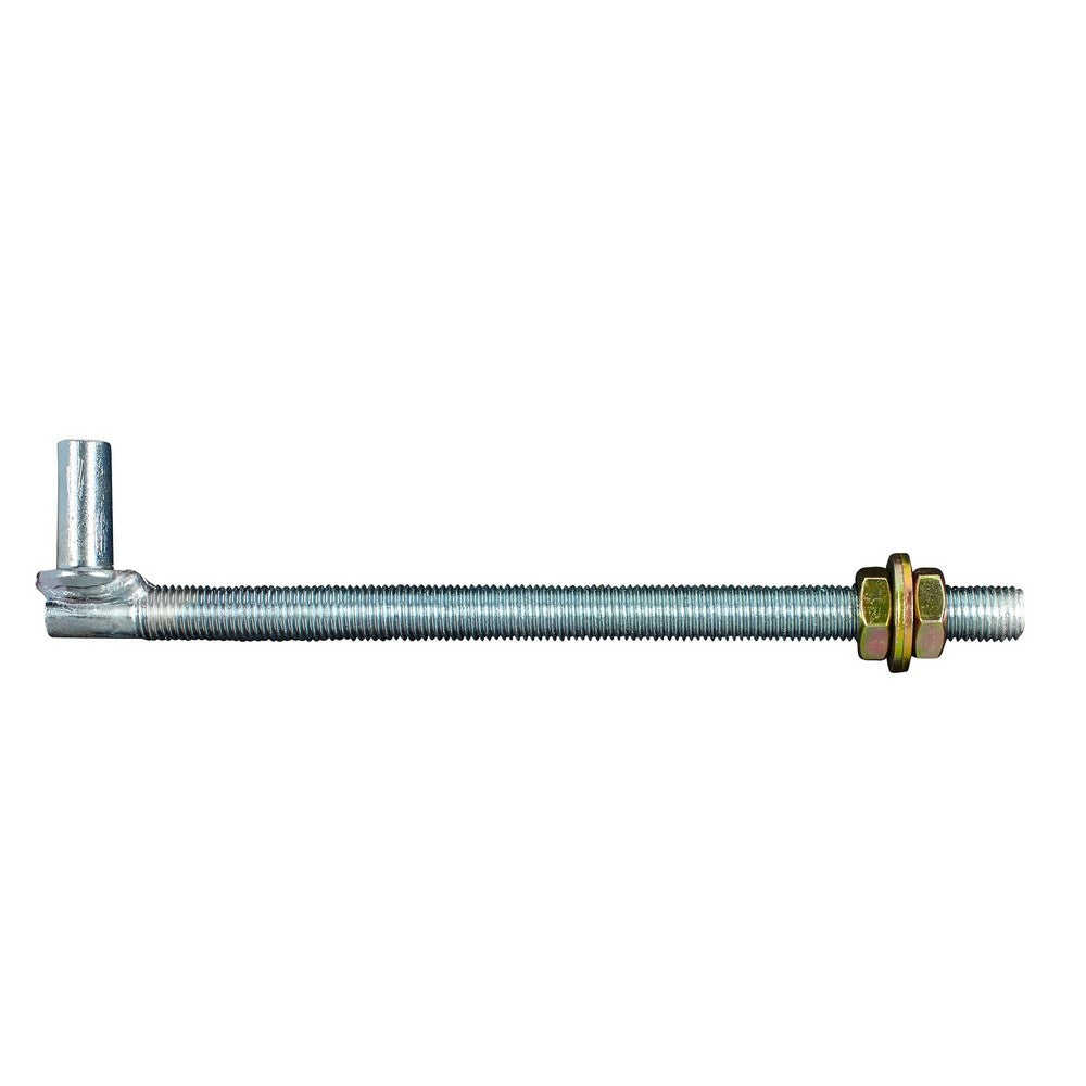 Gate Gudgeon - Thru Post Type Galvanised 250mm x 16mm