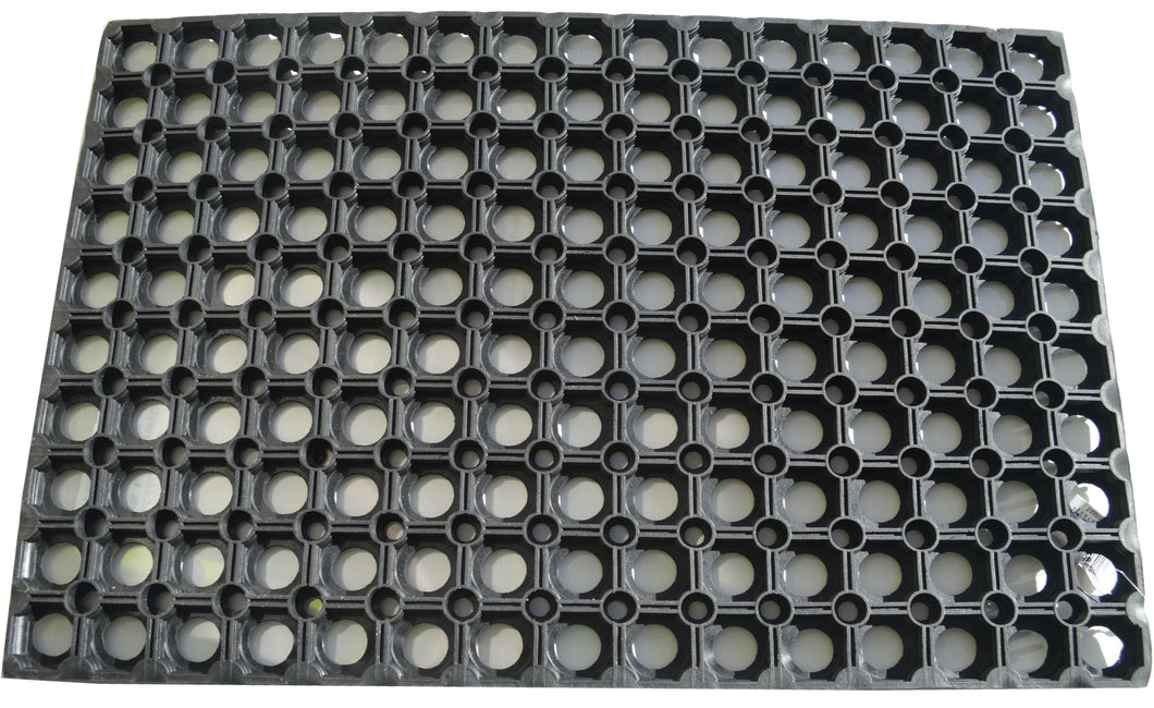 Door Mat - Rubber Hollow Rings 600mm x 400mm