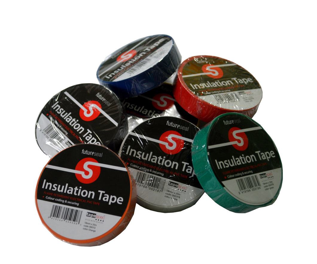 Insulation Tape 19mm x 20m Red Futureseal