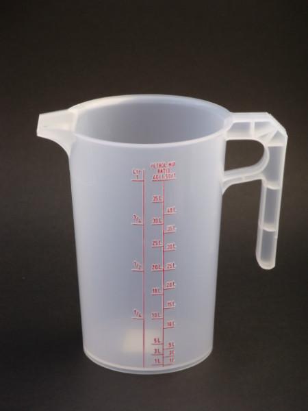 Plastic Measuring Jug - Oil Ratio Mix 1L Peak