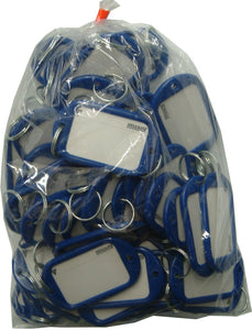 Key Tag "Jumbo" 50-pce Bag Blue Kevron