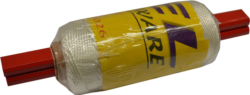 Builders Line - White with 2 Pencils 68m