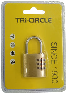 Combination Padlock - #KDT3030 20mm Tri-Circle
