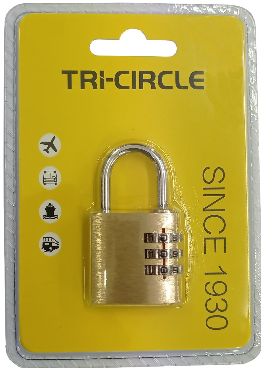 Combination Padlock - #KDT3030 20mm Tri-Circle