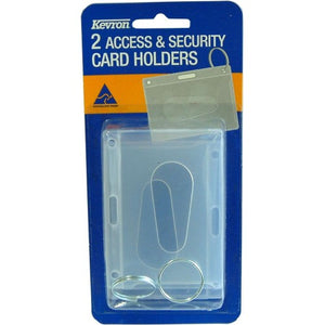 Key Tag License/Card Holder 2-pce Carded  Kevron