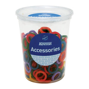 Key Head ID Rings - Assorted Colours 200-pce Tub  Kevron