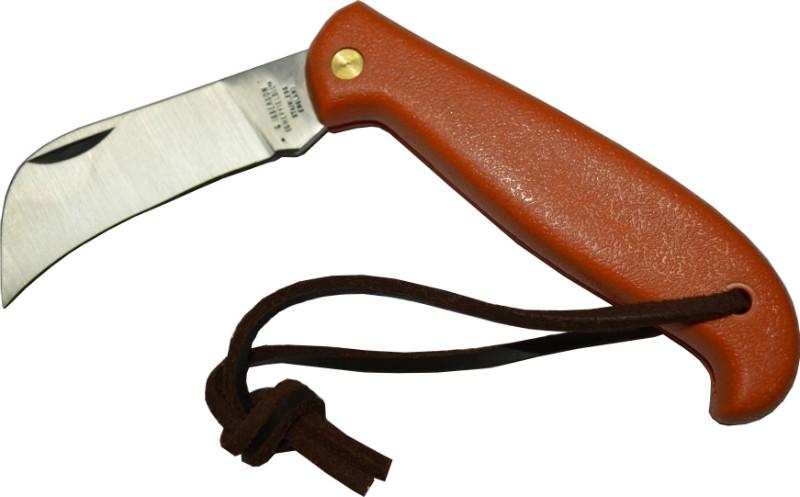 Pocket Knife Gardener Stainless Blade Orange Handle  Ibberson