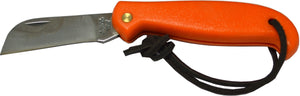 Pocket Knife Heavy Duty Stainless Blade Orange Handle  Ibberson