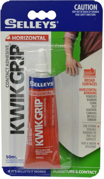 Kwikgrip Contact Adhesive 50ml Selleys