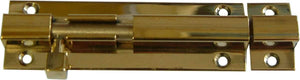 Socket Bolt - Polished Brass 60mm Carded Xcel