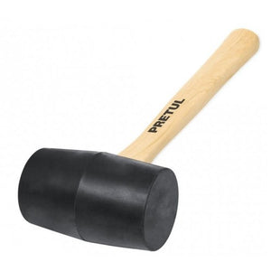 Rubber Mallet with Wooden Handle 1lb Pretul