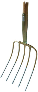 Manure Fork with Long Handle 5-Prong 1350mm Victoria
