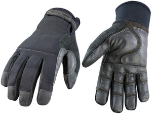 MWG Waterproof Winter All Black Gloves 08-8450-80 Large Youngstown