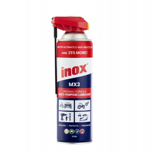 Inox - Mx3 Lubricant - 2 Way Nozzle 375G Aerosol