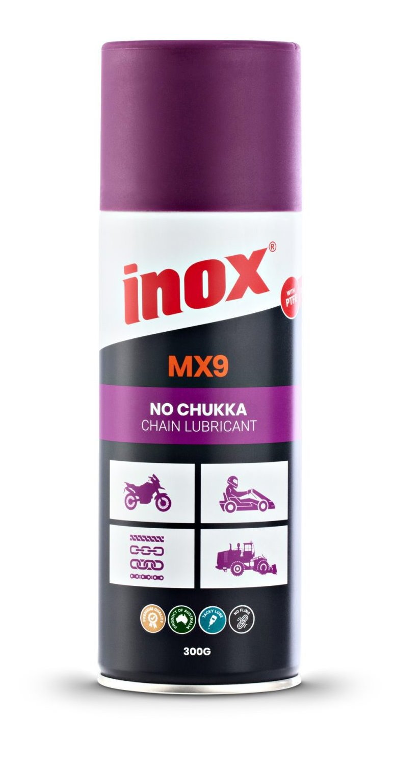 MX9 No Chukka Chain Lube - Aerosol 300gm Inox