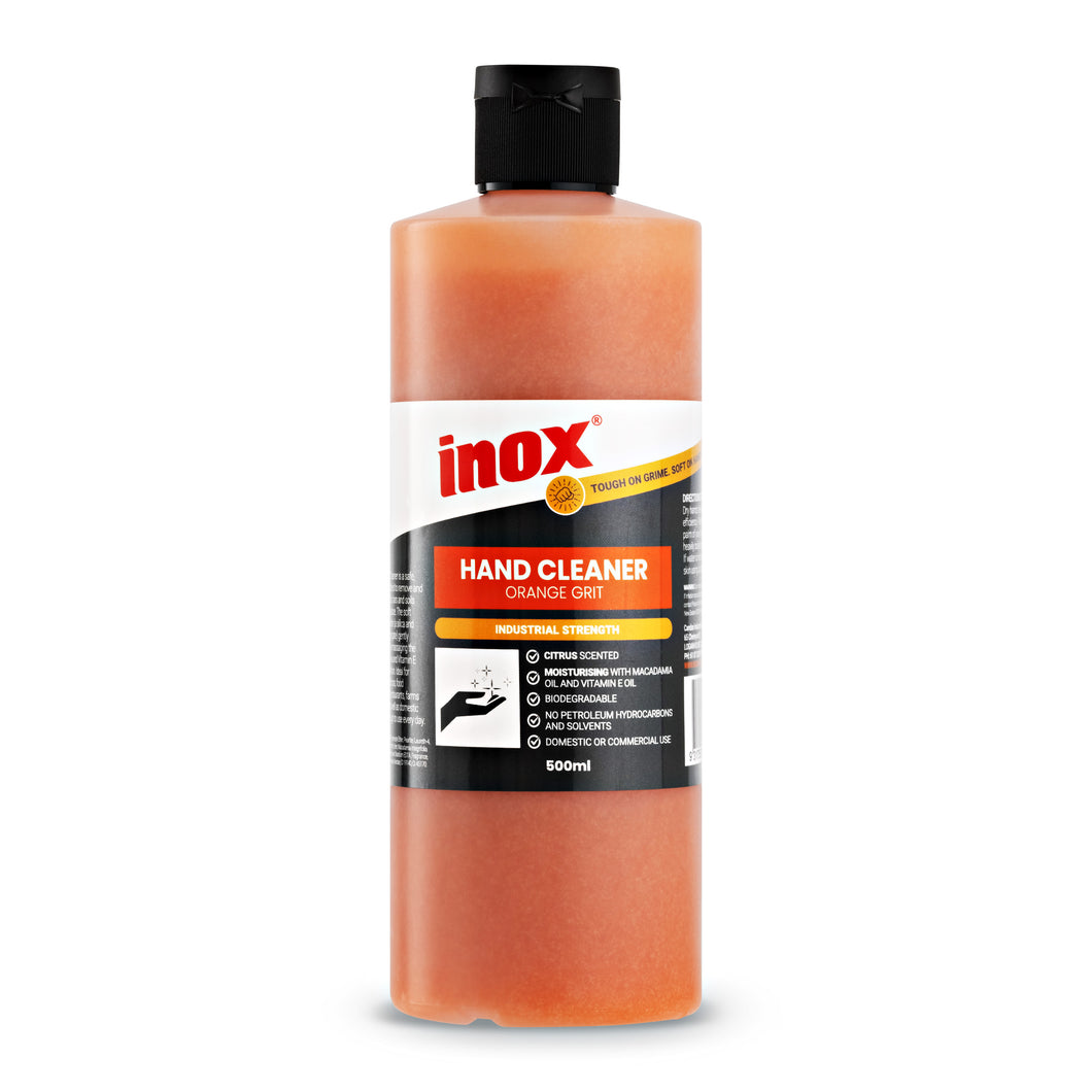 Hand Cleaner Orange Grit 500ml Bottle Inox