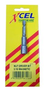Nut Driver Bit - Magnetic 5/16" Xcel