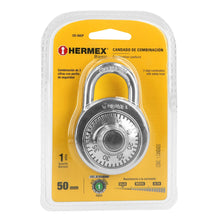 Load image into Gallery viewer, Combination Padlock - Dial 50mm Hermex