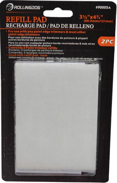 Paint Pad Edger Replacement Pads 2pce 100mm Rolling Dog