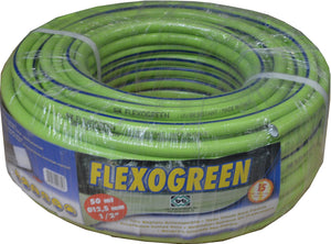 Plastic Garden Hose - Premium 12mm x 50m Flexogreen
