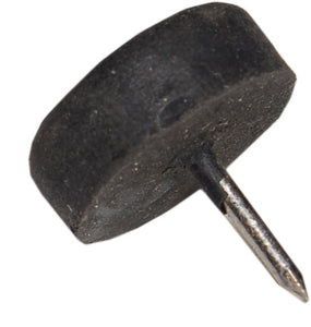 Seat Buffers - Rubber Pin Type 15mm Black