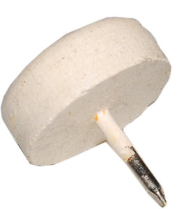 Seat Buffers - Rubber Pin Type 15mm White
