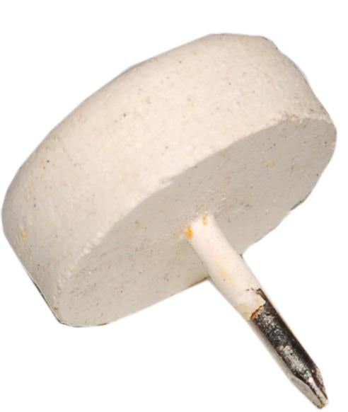Seat Buffers - Rubber Pin Type 15mm White