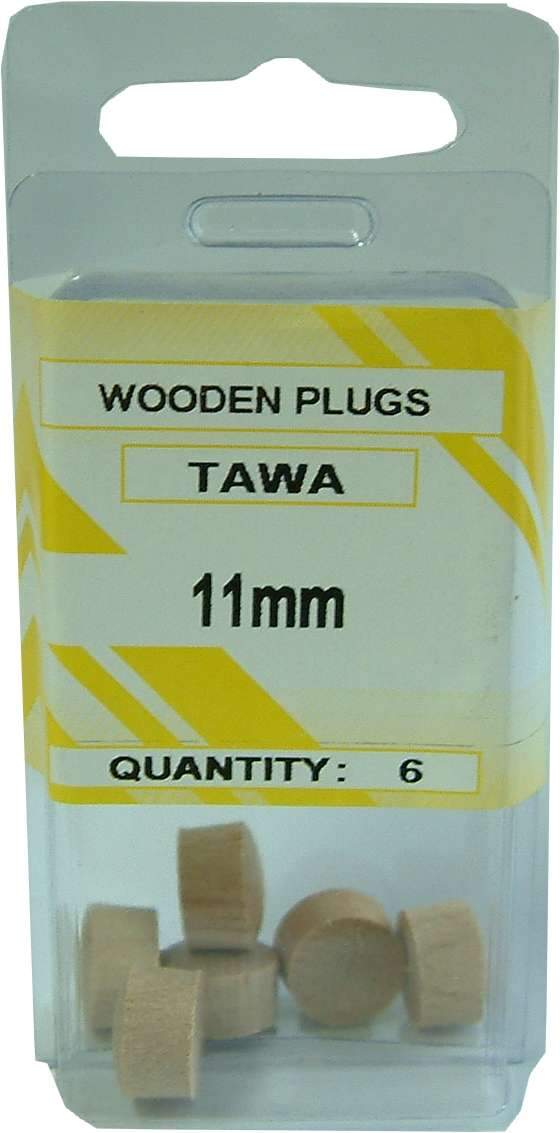 Wooden Plug Buttons - Tawa 4-pce 19mm Xcel