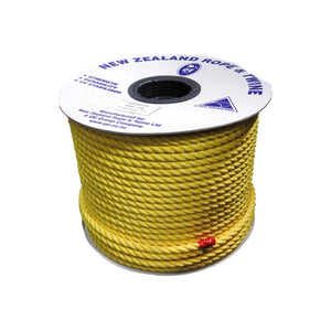 Rope - Yellow Polypropelene 110m Reel 10mm QE