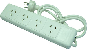 Powerboard with Lead & Overload 4-Outlet Xlectric