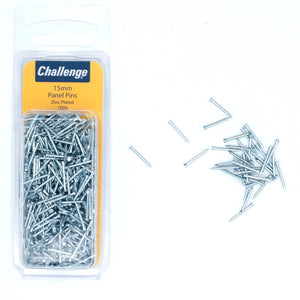 Panel Pins - 100gm Blister Pack 15mm Challenge