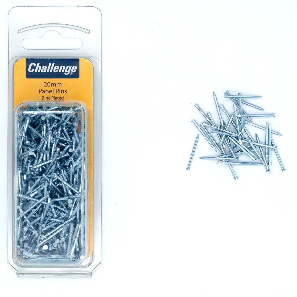 Panel Pins - 125gm Blister Pack 20mm Challenge